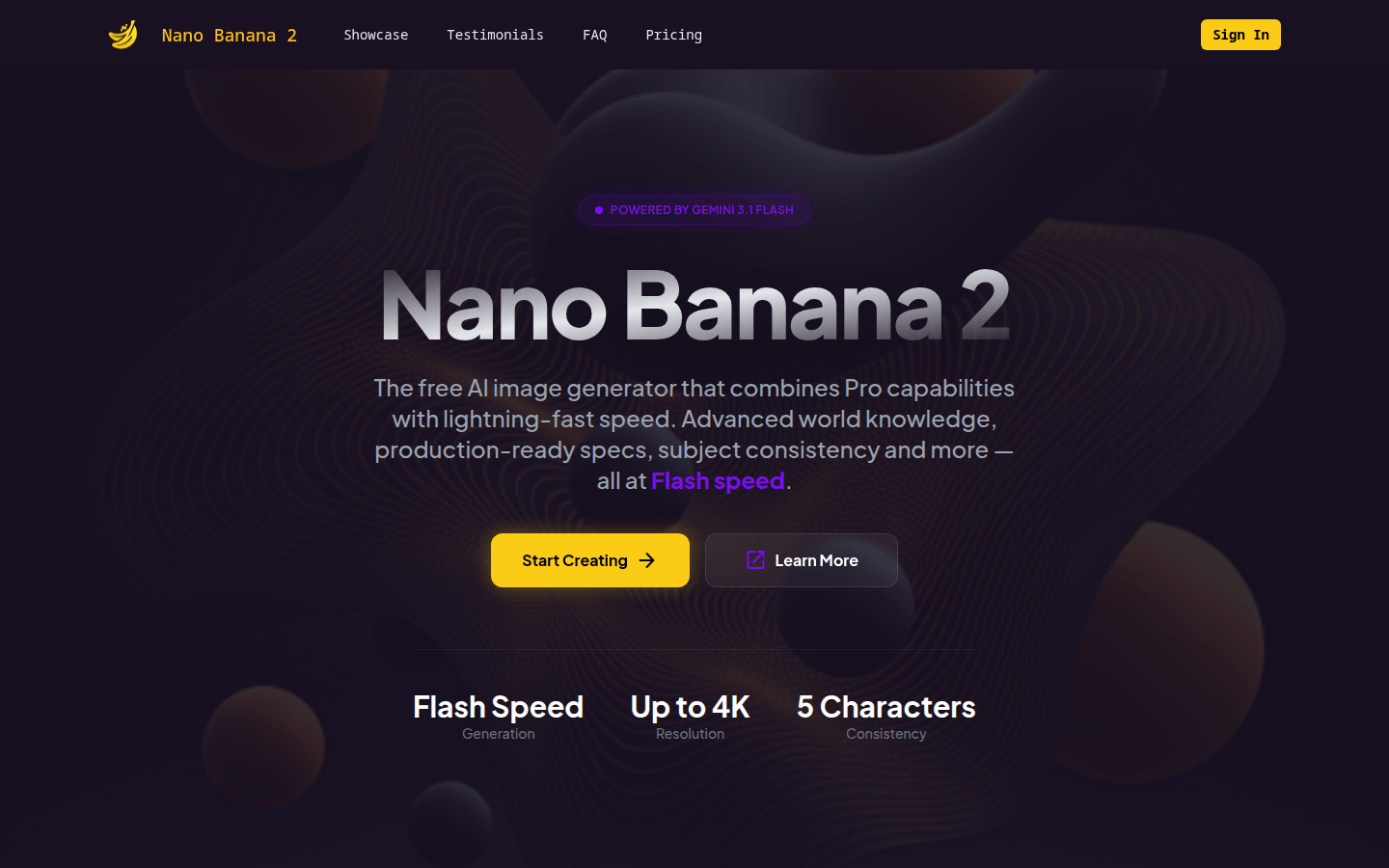 Nano Banana 2 product screenshot