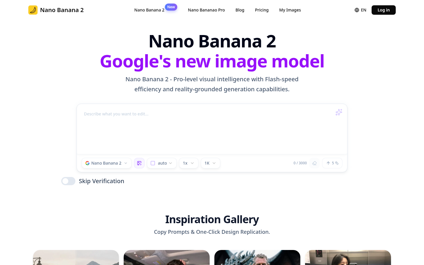 Nano Banana 2 product screenshot