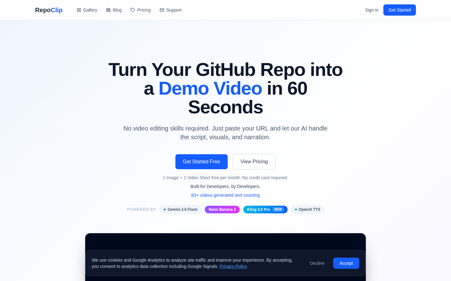 RepoClip product screenshot
