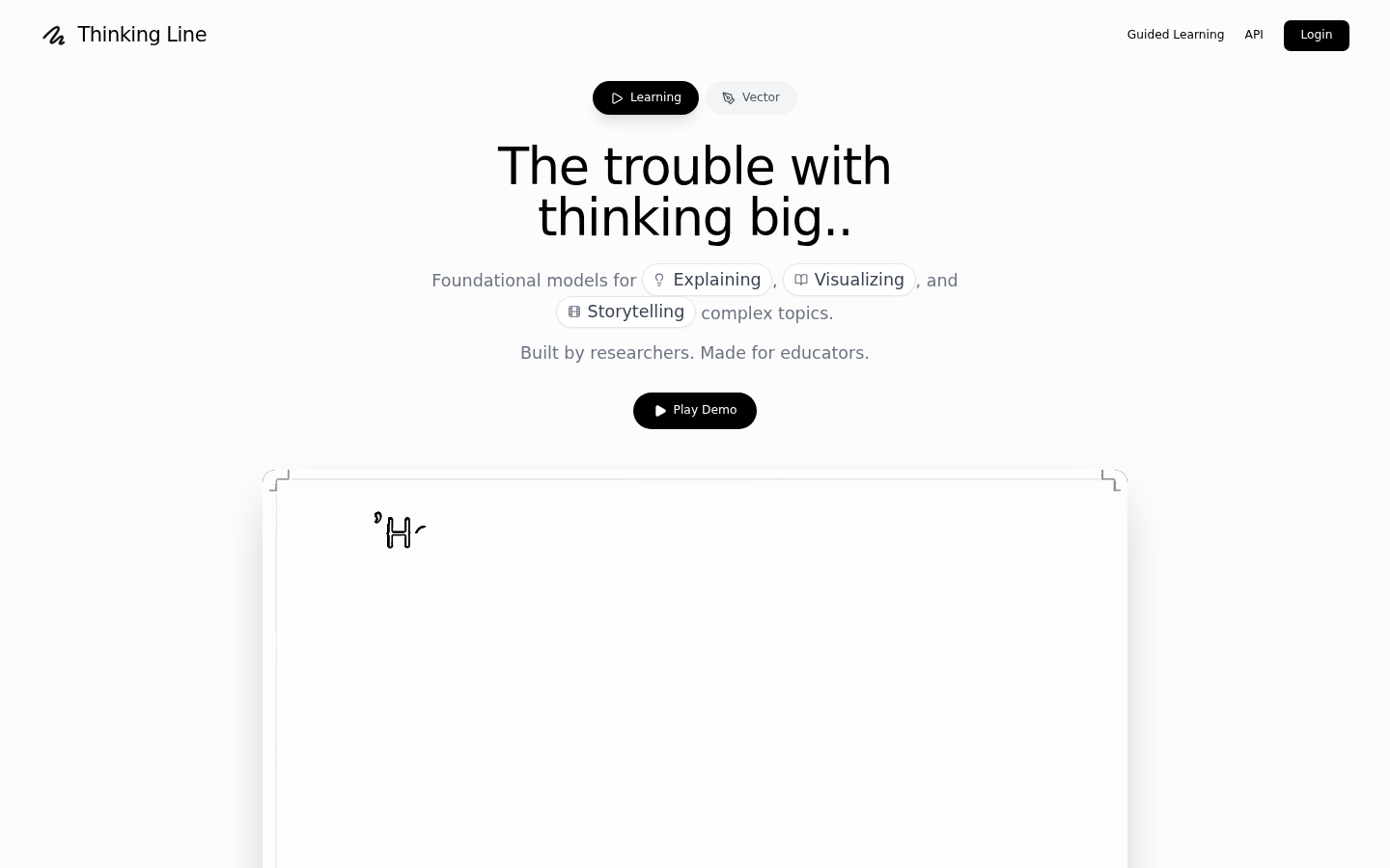 Thinking Line product screenshot