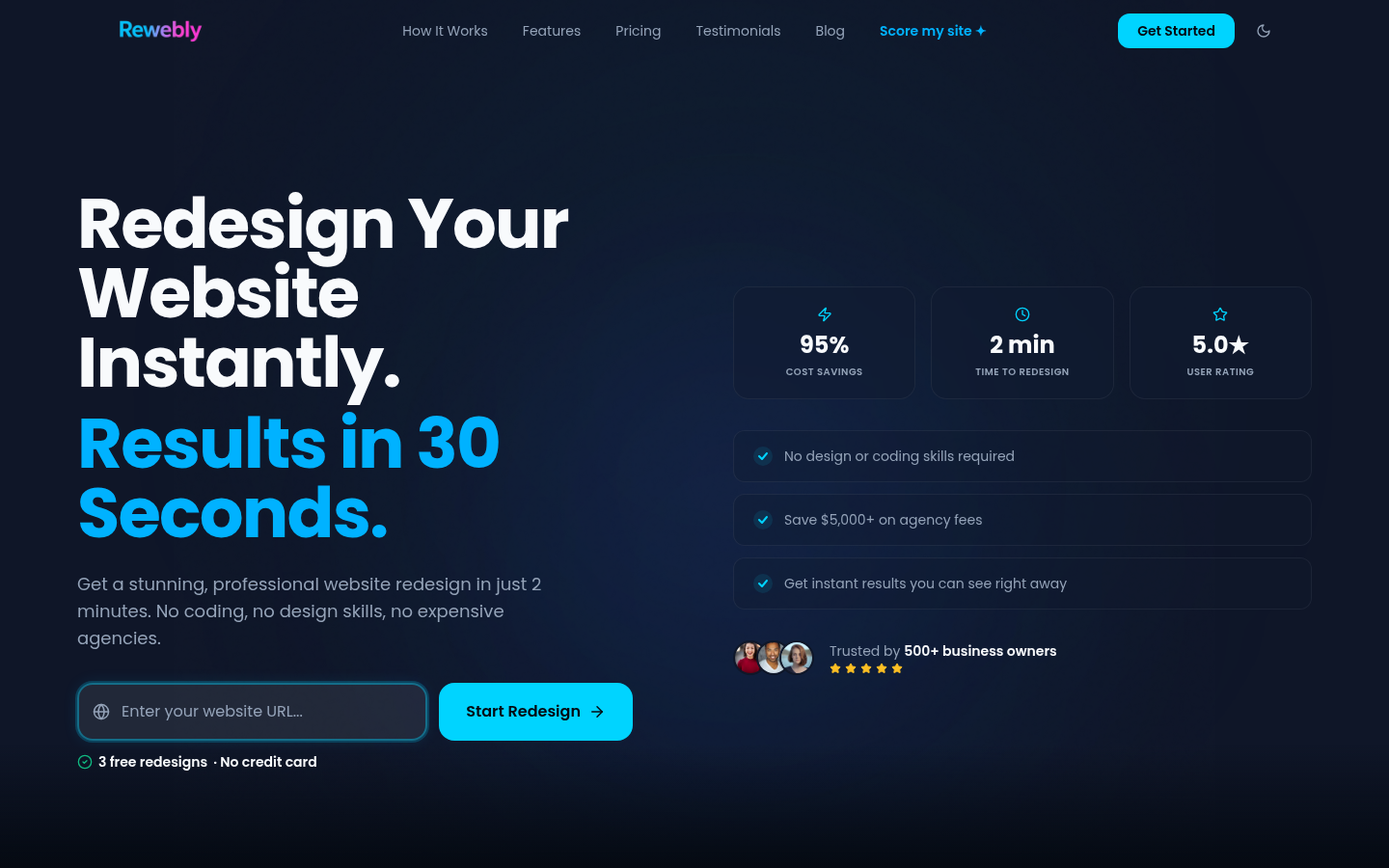 Rewebly product screenshot