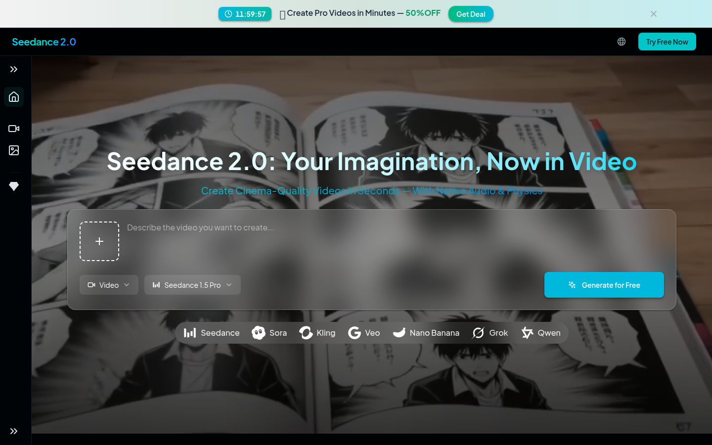 Seedance 2.0 product screenshot