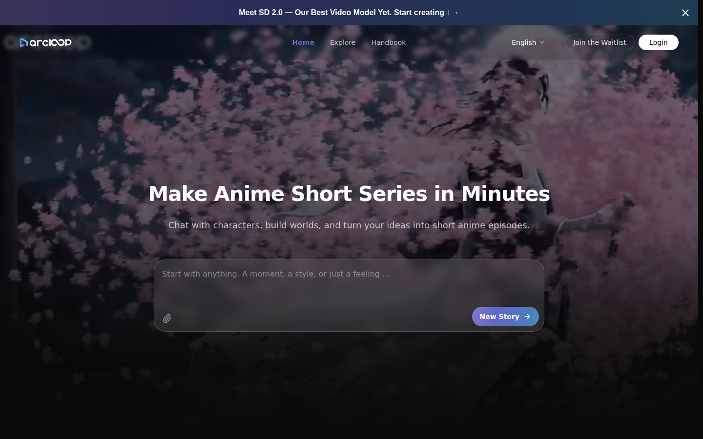 Arcloop AI product screenshot
