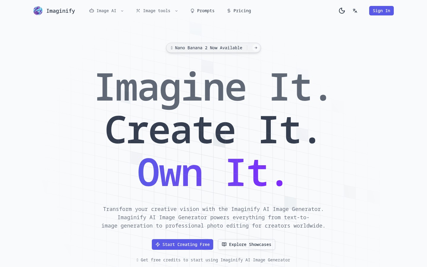 Imaginify product screenshot