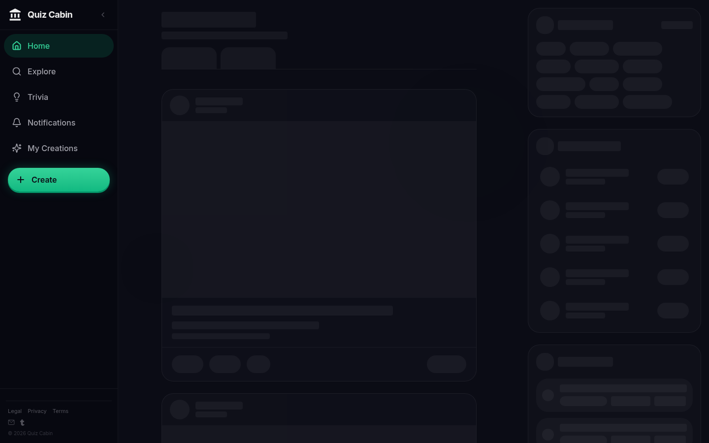 Quiz Cabin product screenshot
