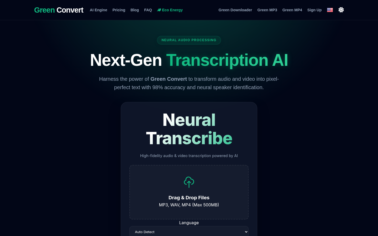 GreenConvert product screenshot