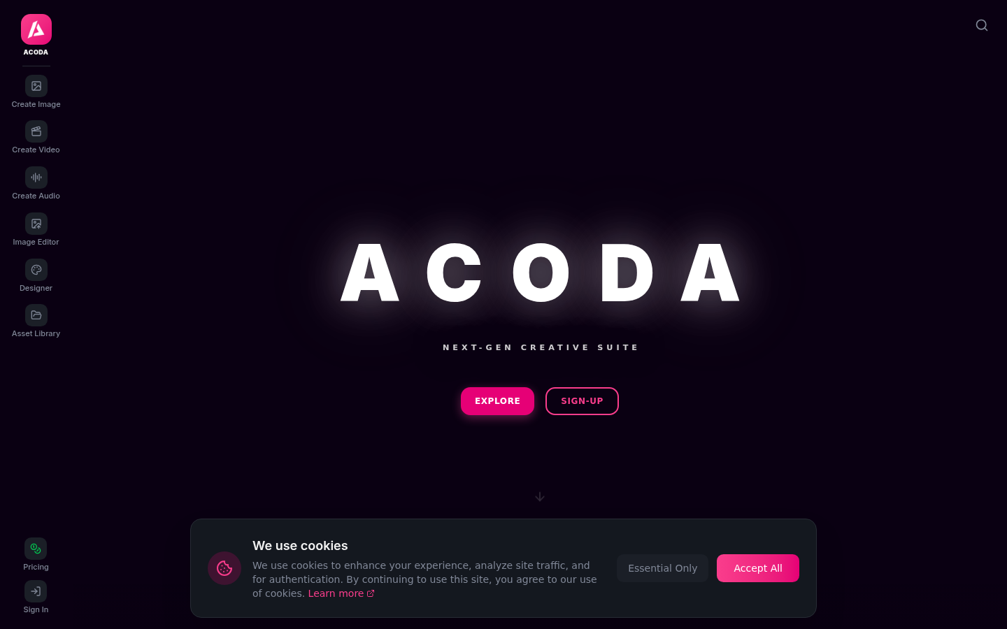 ACODA product screenshot