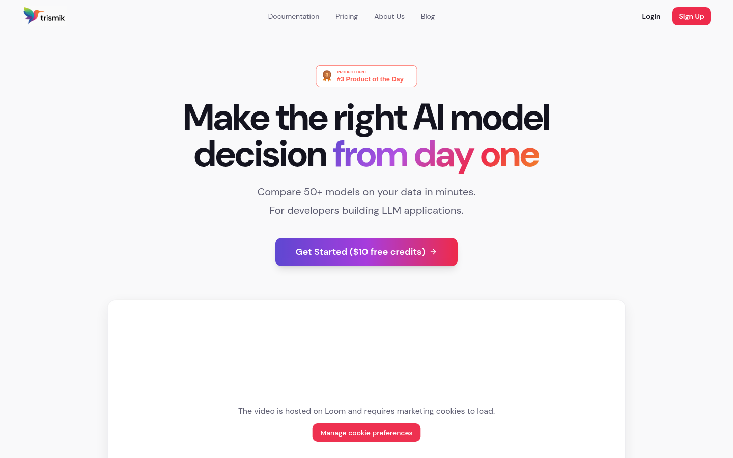 QuickCompare by Trismik product screenshot