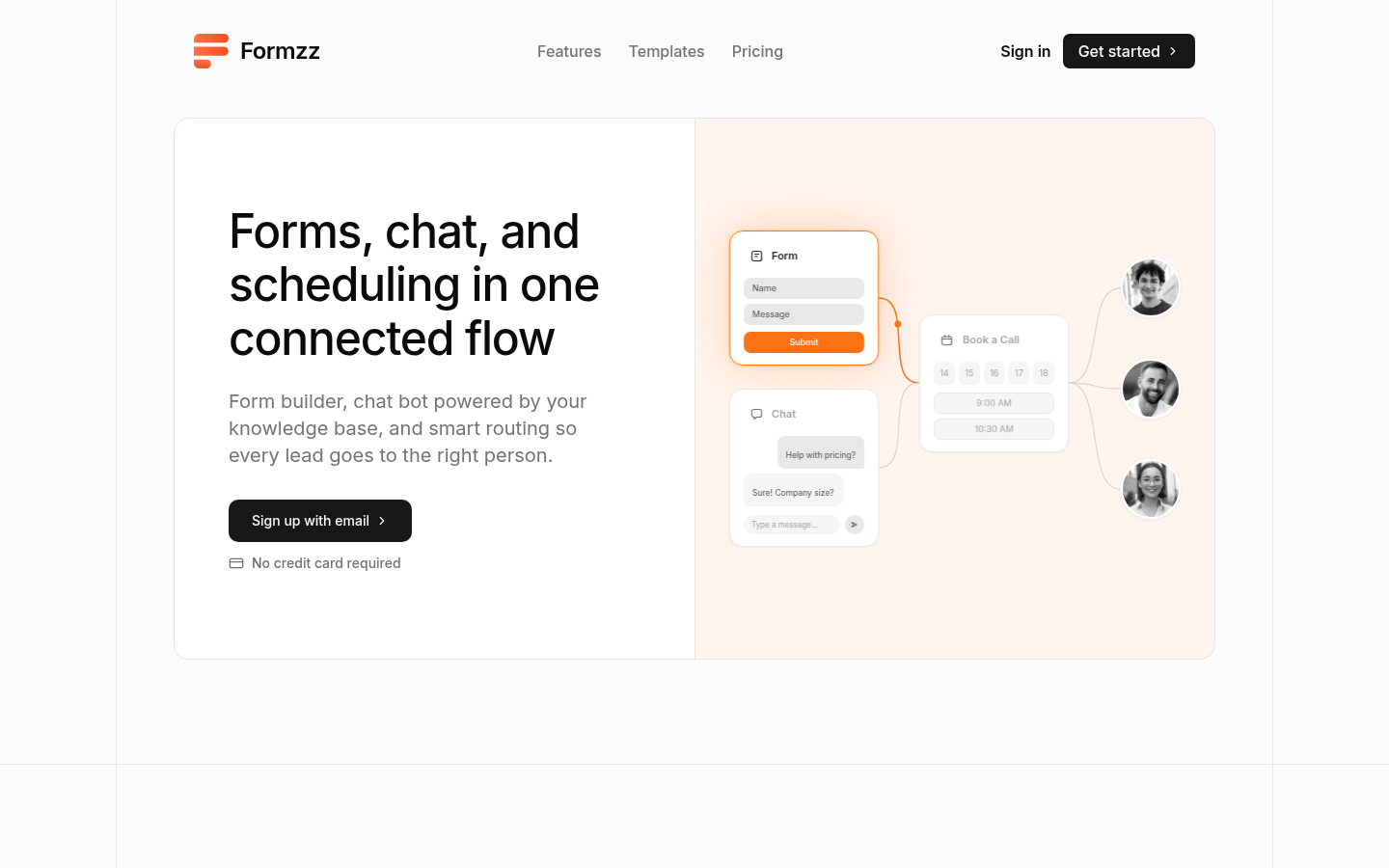 Formzz product screenshot