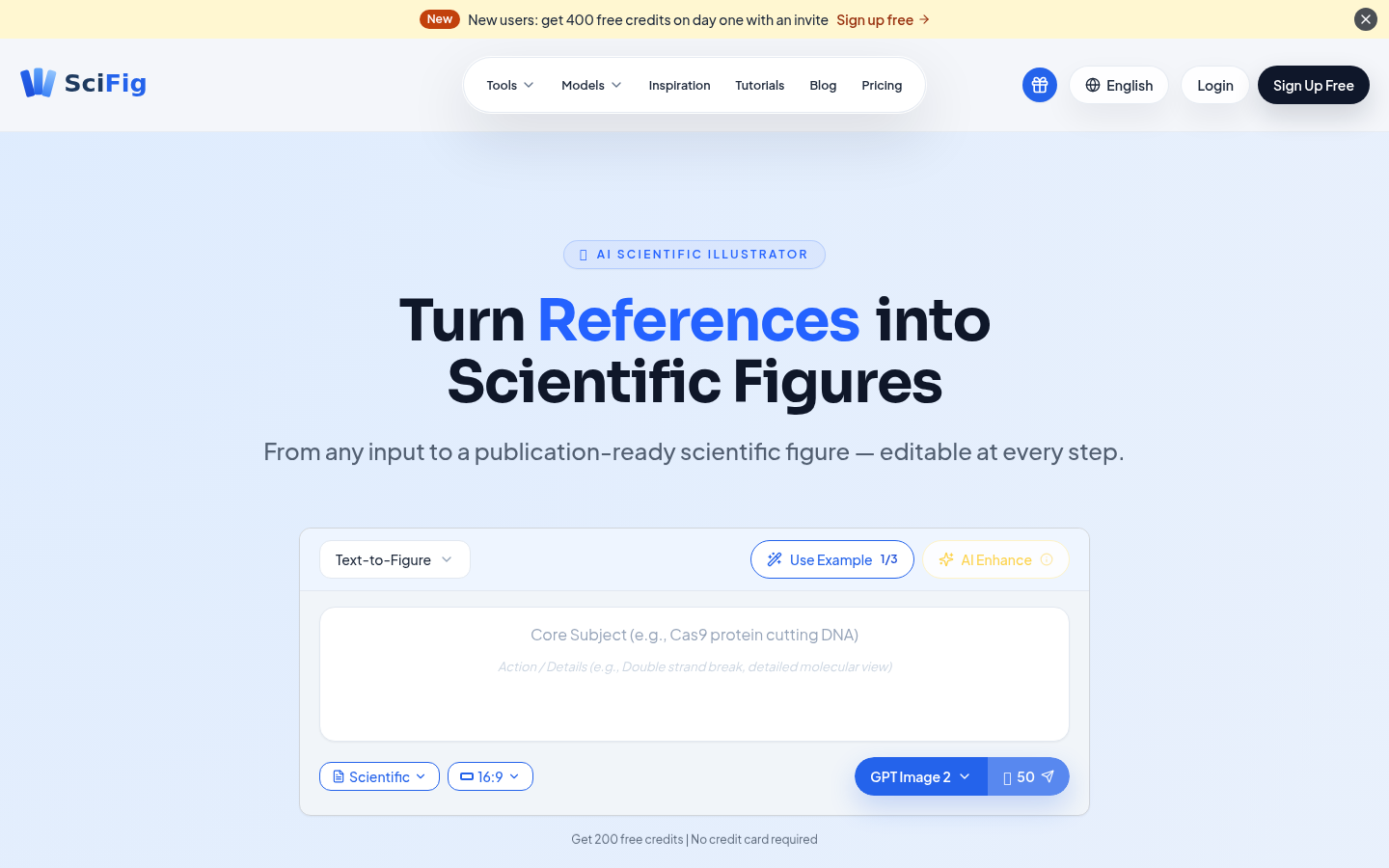 SciFig product screenshot