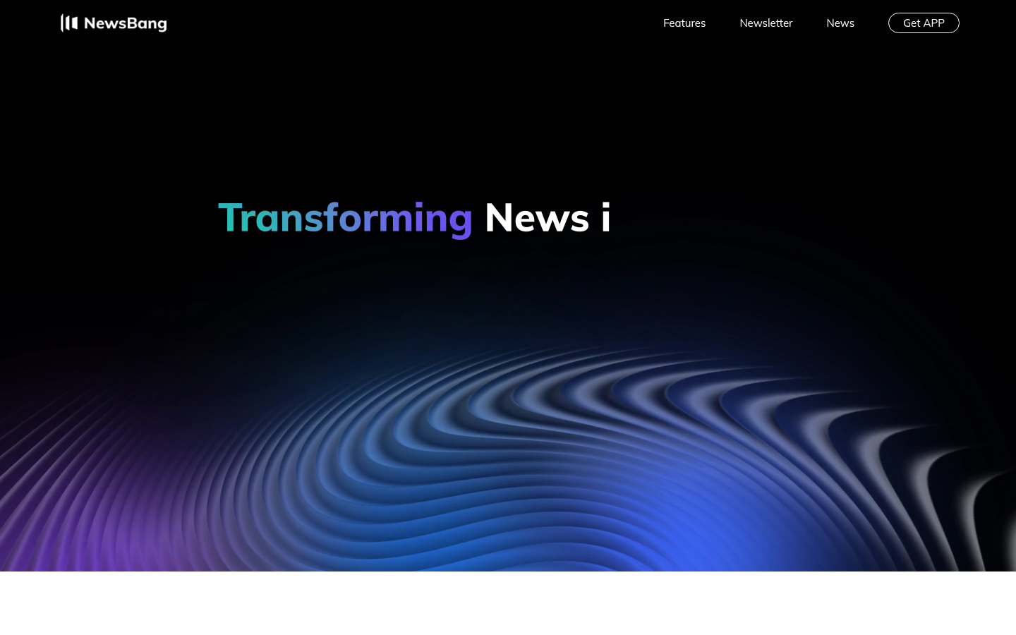 NewsBang product screenshot