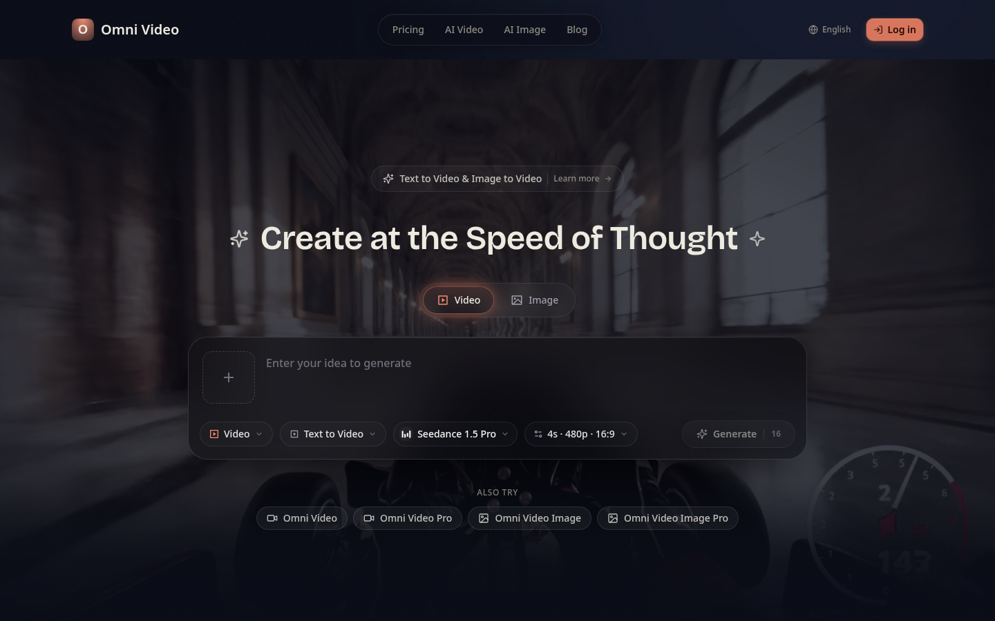 Omni Video AI product screenshot