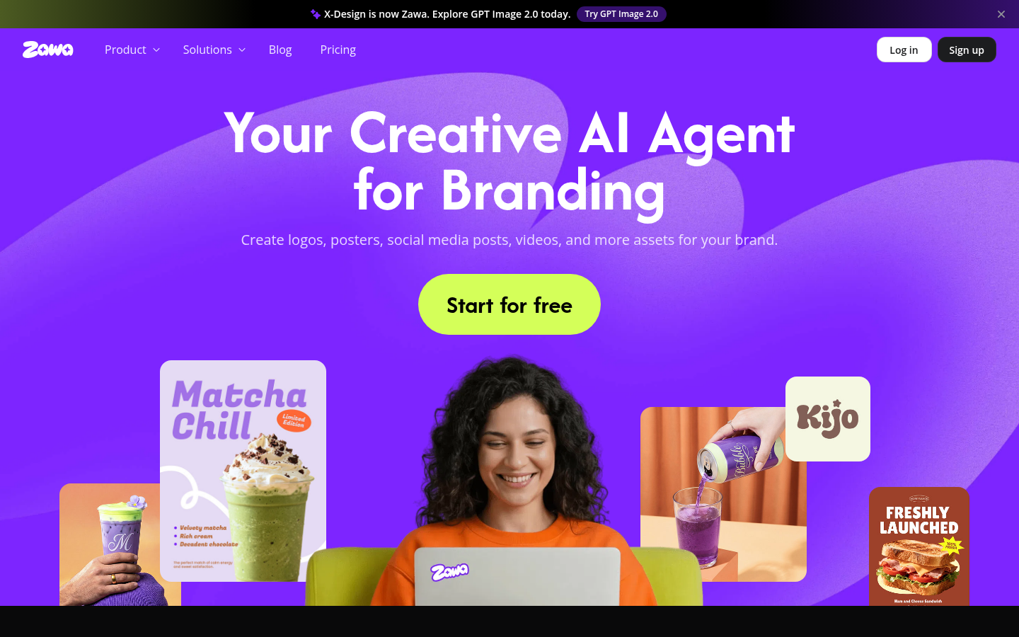 Zawa product screenshot