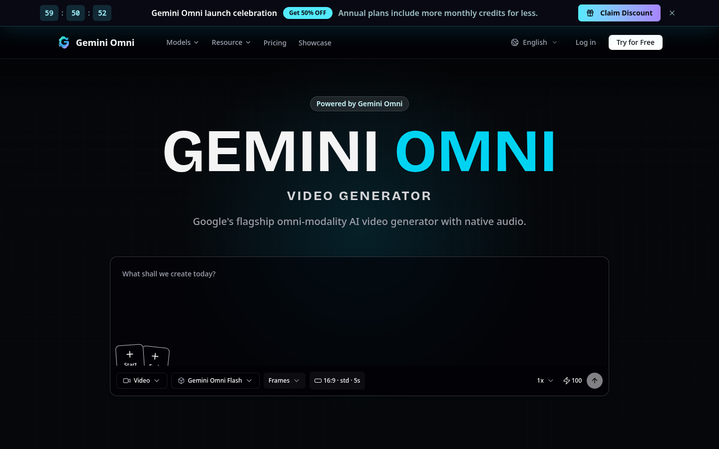 Gemini Omni Video product screenshot