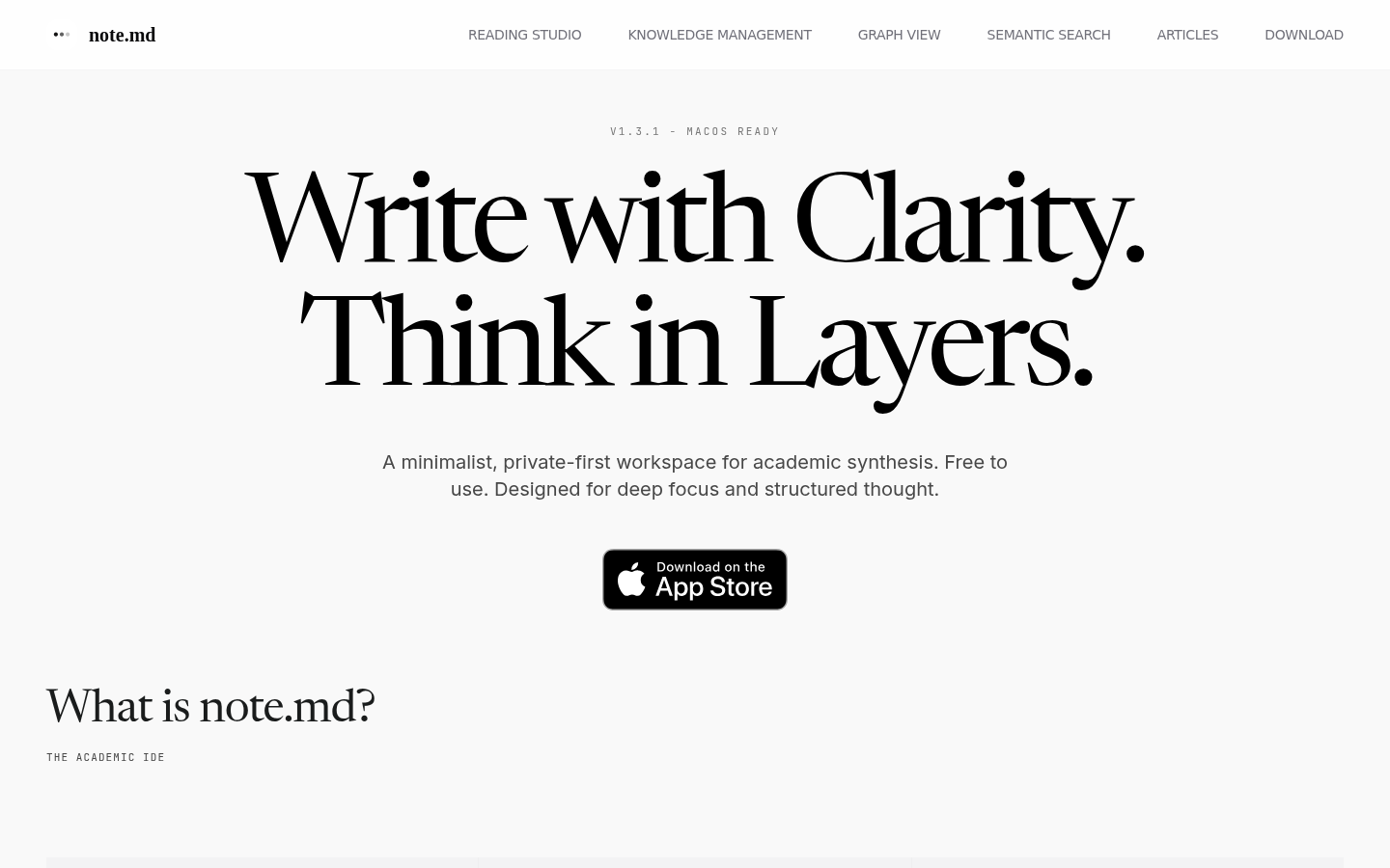 note.md product screenshot