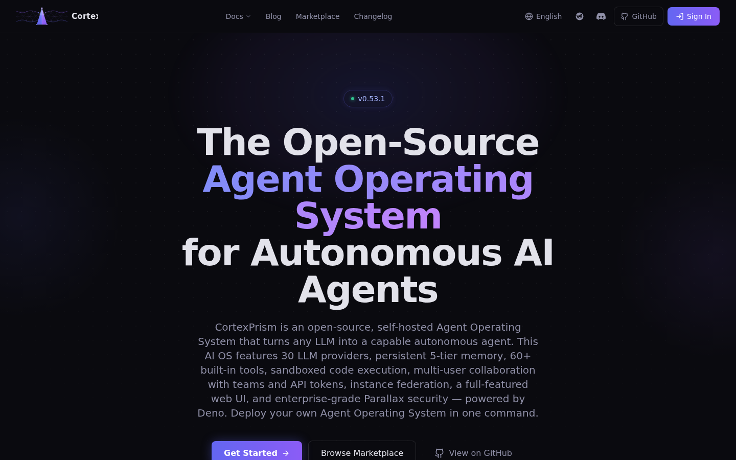 CortexPrism product screenshot
