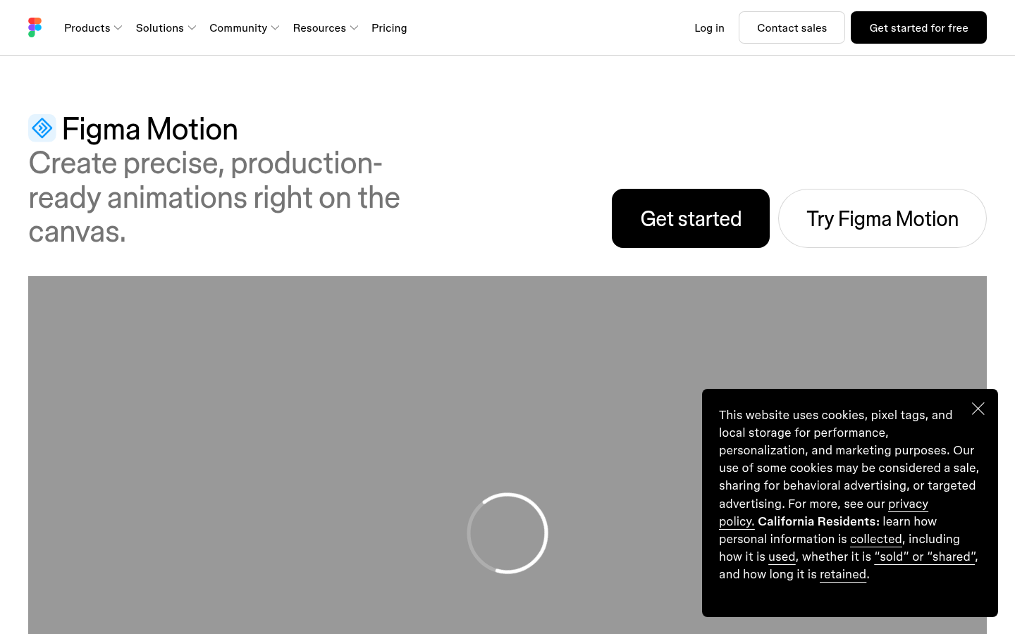Figma Motion product screenshot