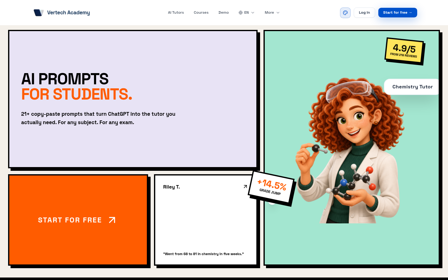 Vertech Academy product screenshot