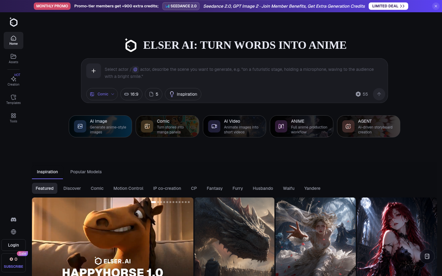 Elser AI product screenshot