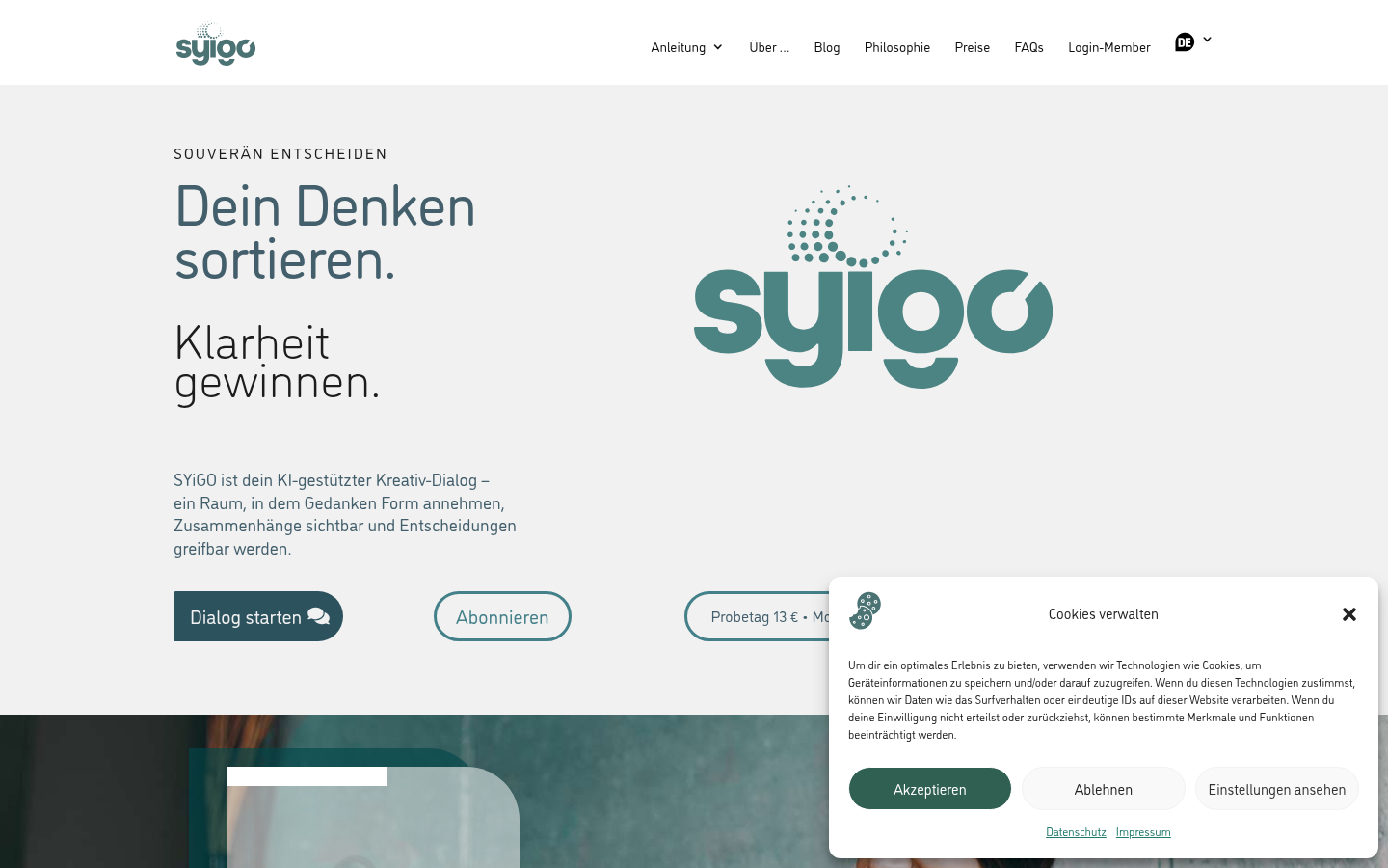 SYiGO product screenshot