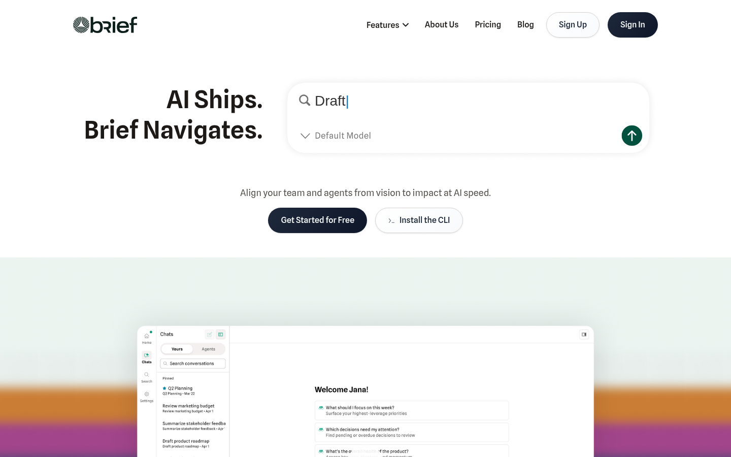 Brief HQ product screenshot