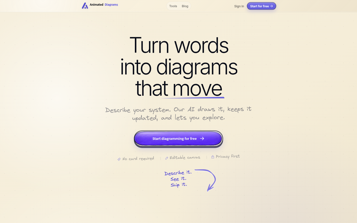 Animated Diagrams product screenshot