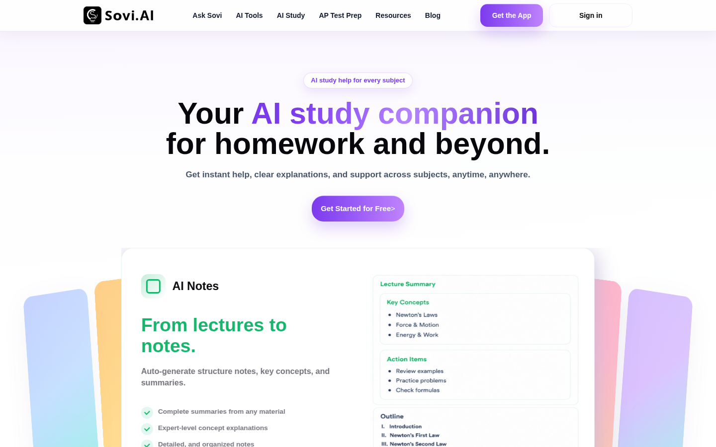 Sovi.AI product screenshot