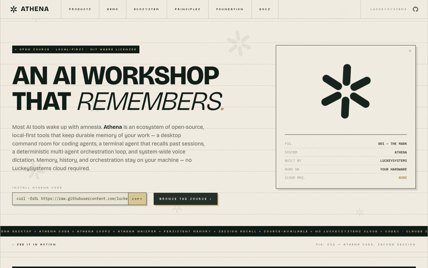 Athena Desktop product screenshot
