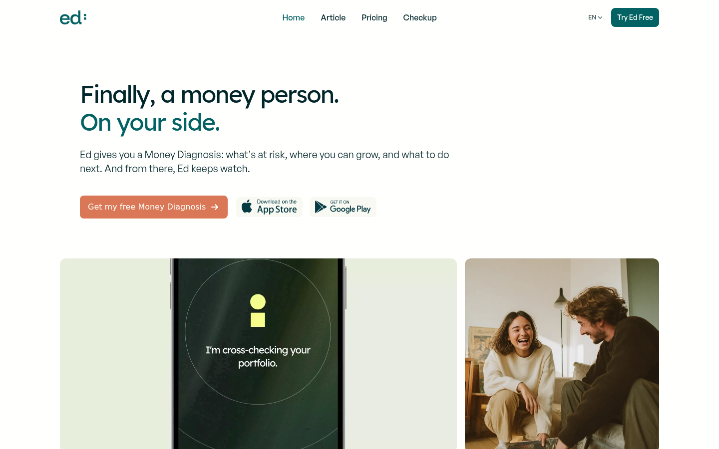 EdWealth product screenshot