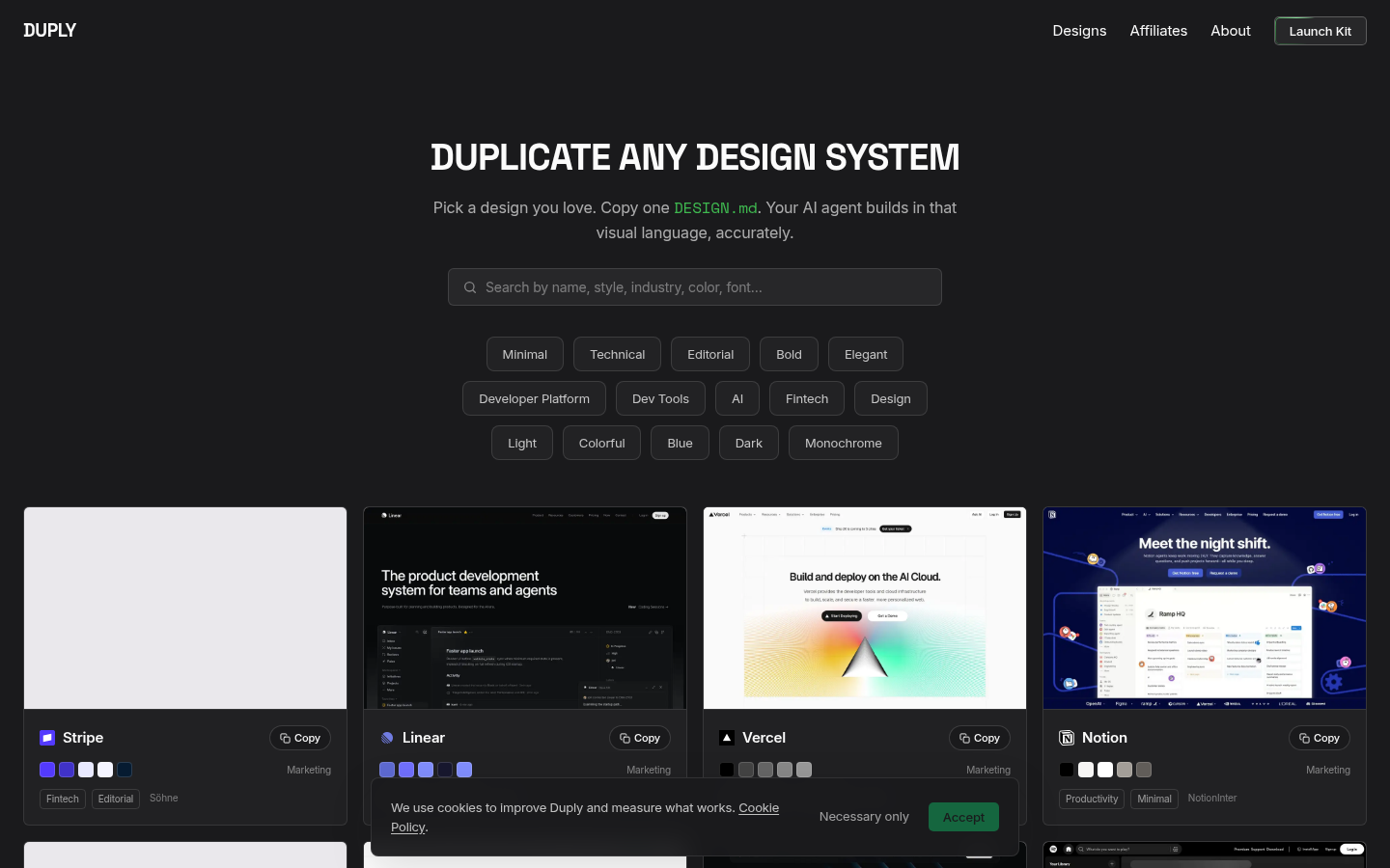 Duply product screenshot