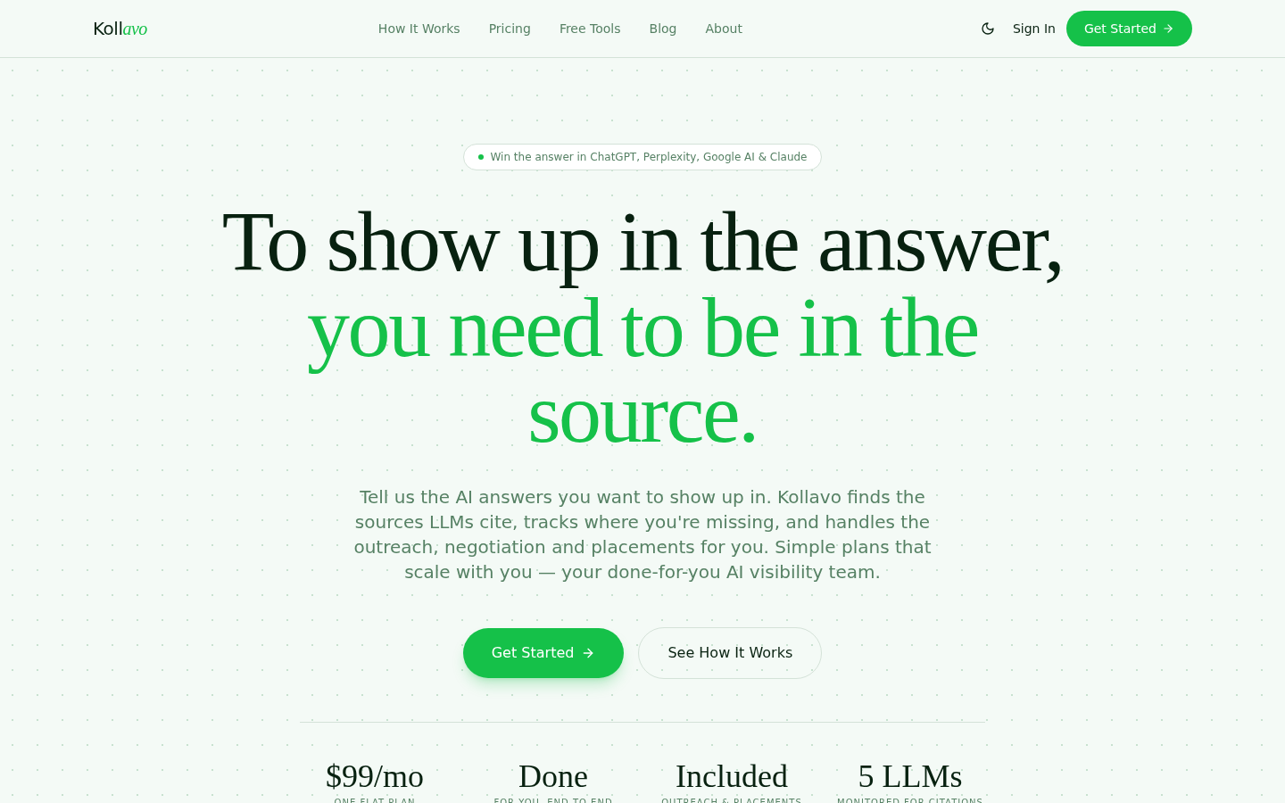 Kollavo product screenshot