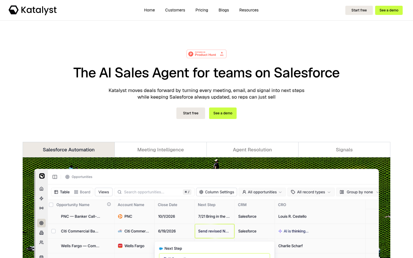 Katalyst product screenshot