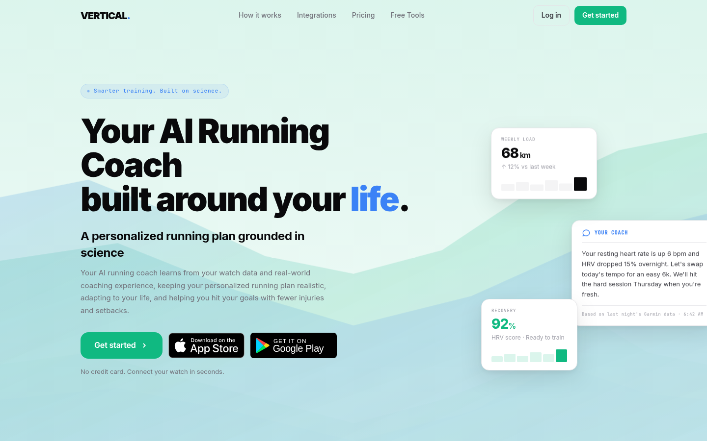 Vertical product screenshot