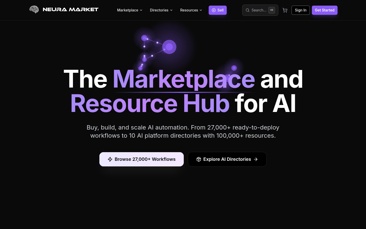 Neura Market product screenshot