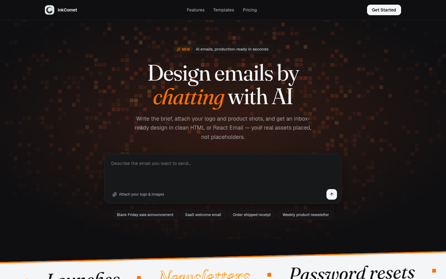 InkComet product screenshot