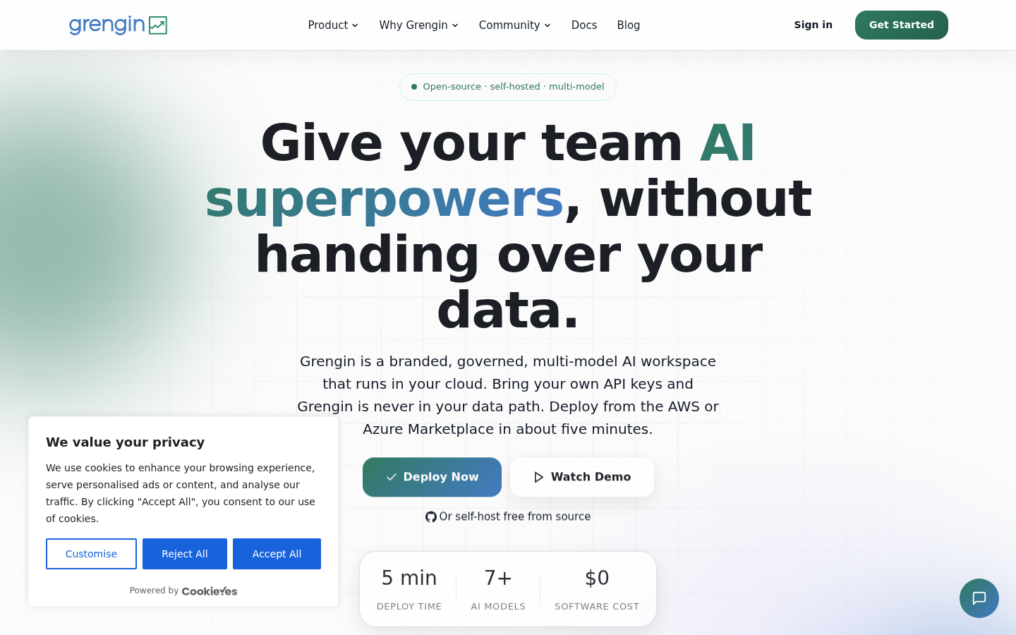 Grengin product screenshot