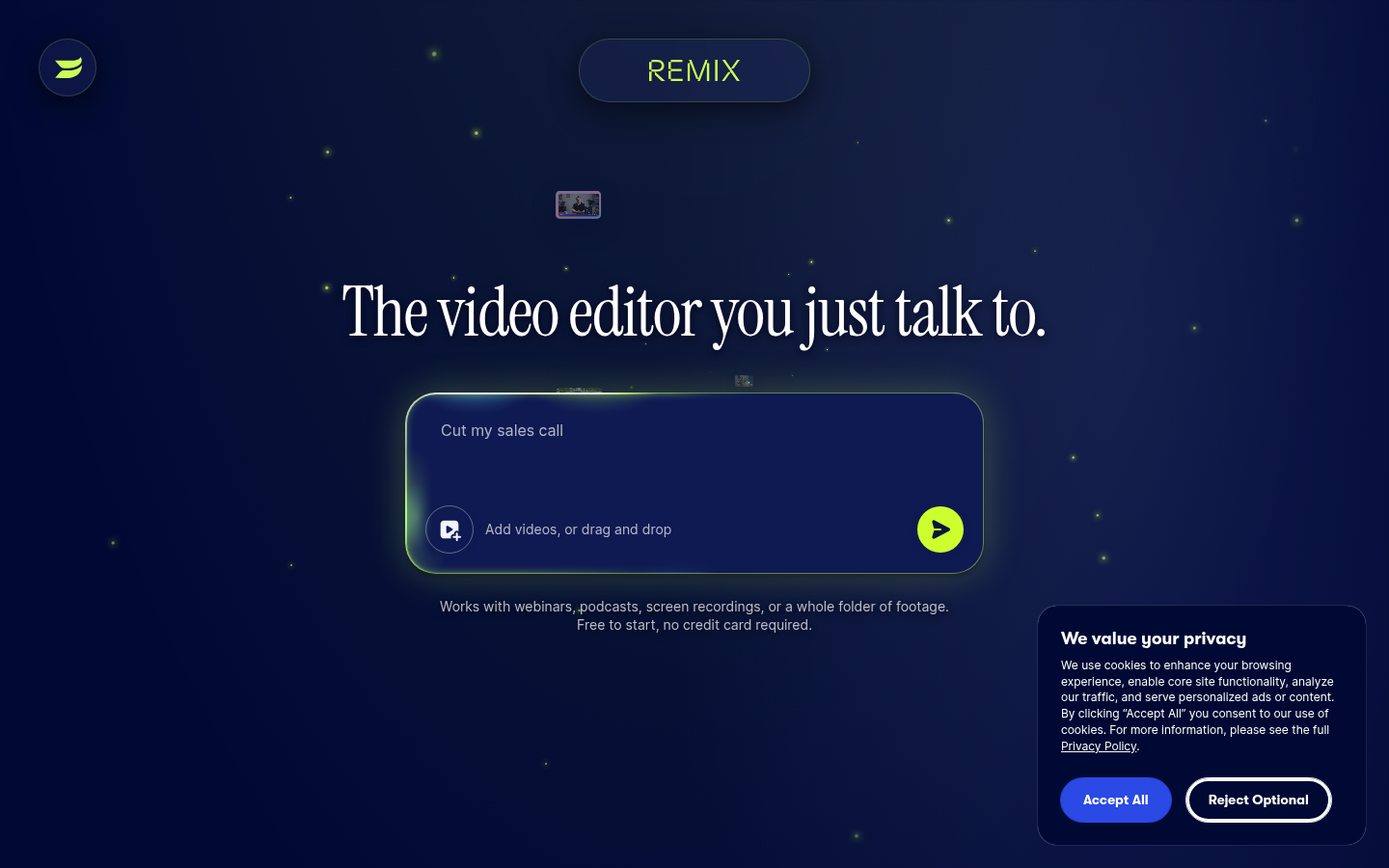 Wistia Remix product screenshot