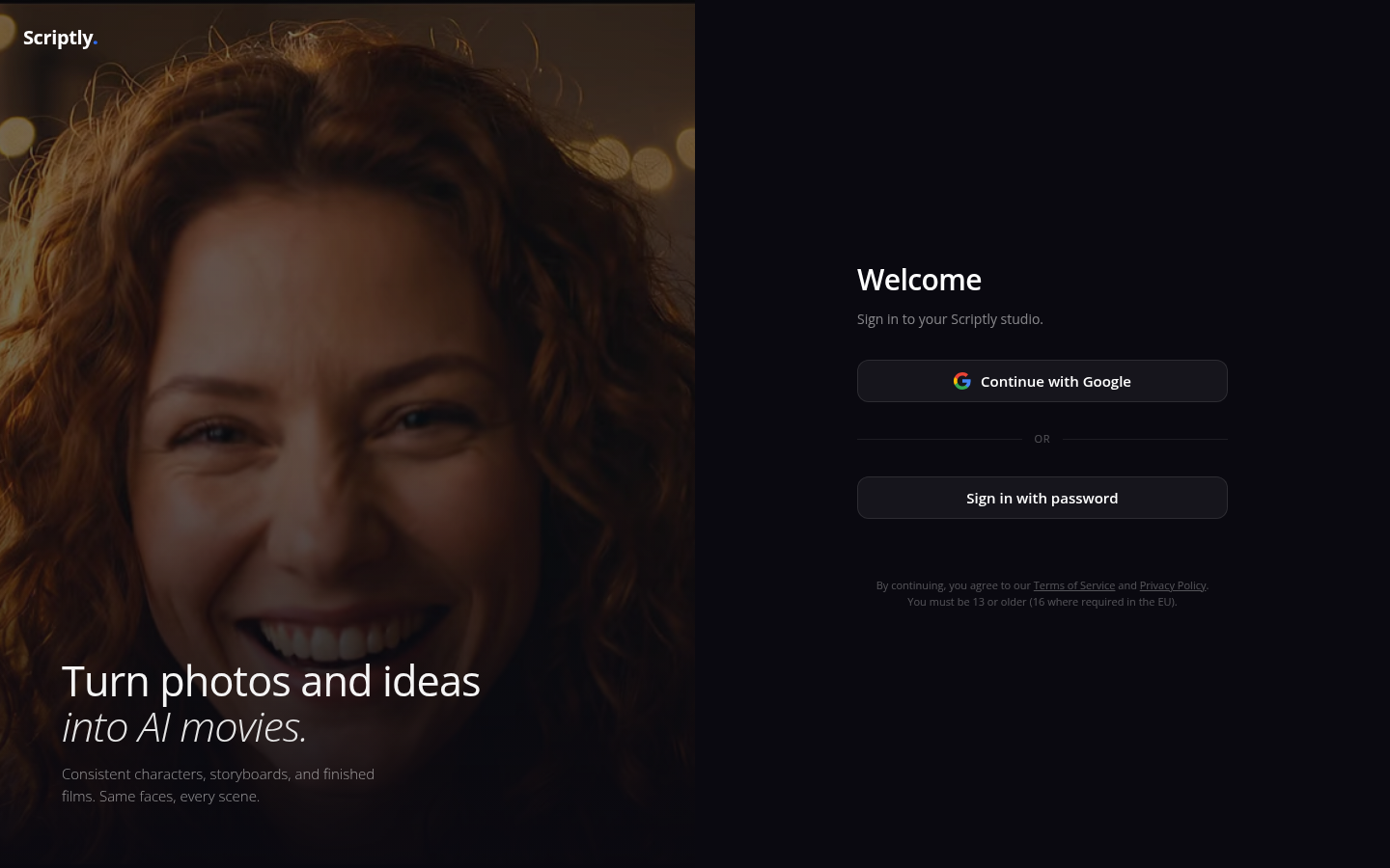 Scriptly AI product screenshot