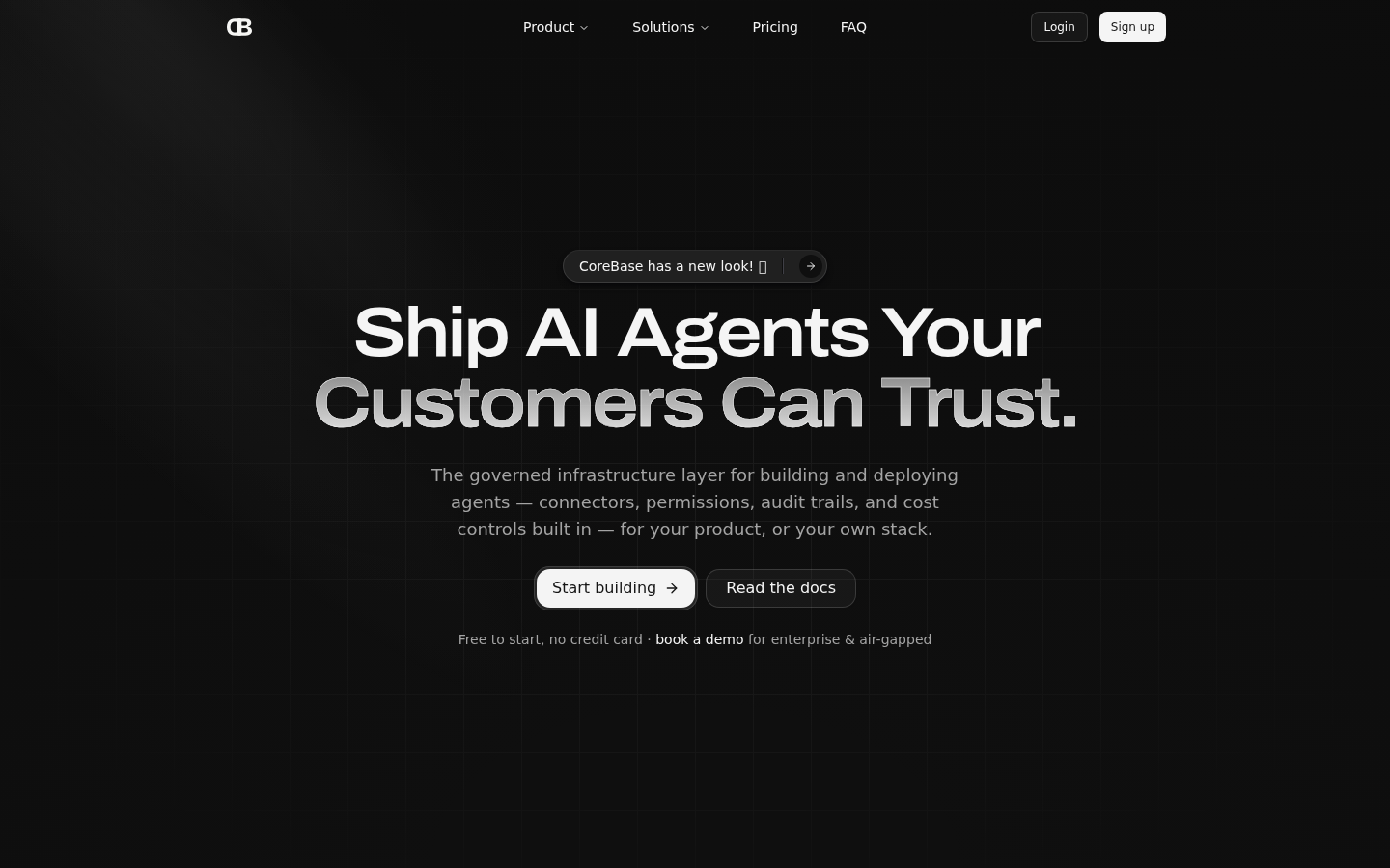 CoreBase product screenshot