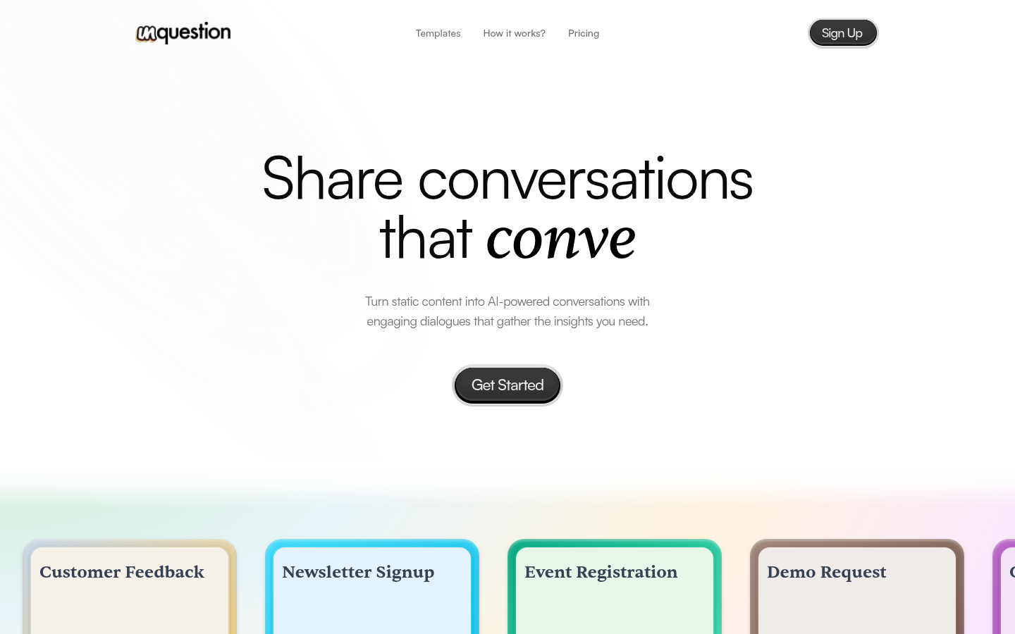 unquestion product screenshot