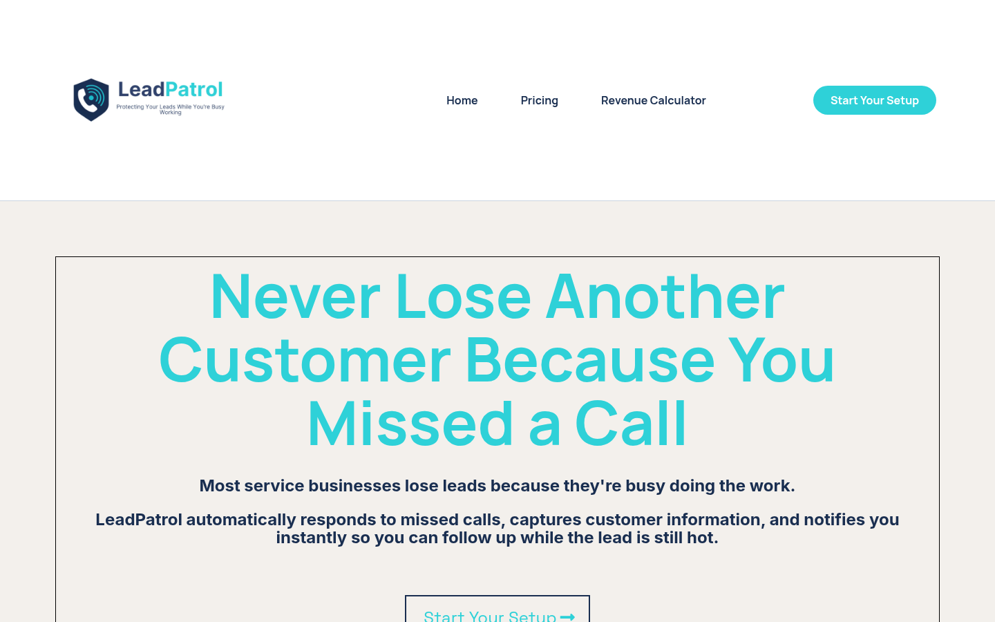LeadPatrol product screenshot