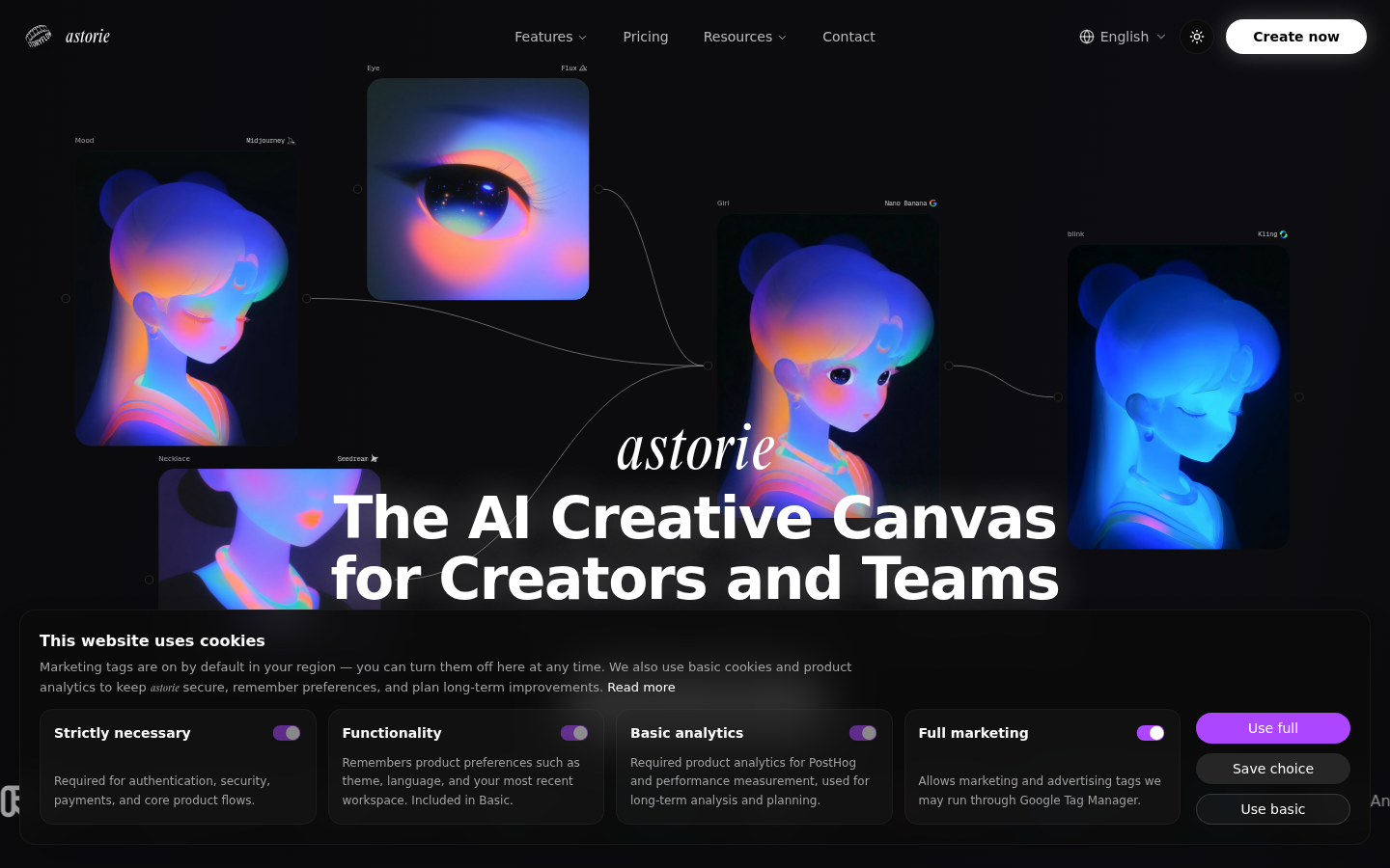 Astorie product screenshot