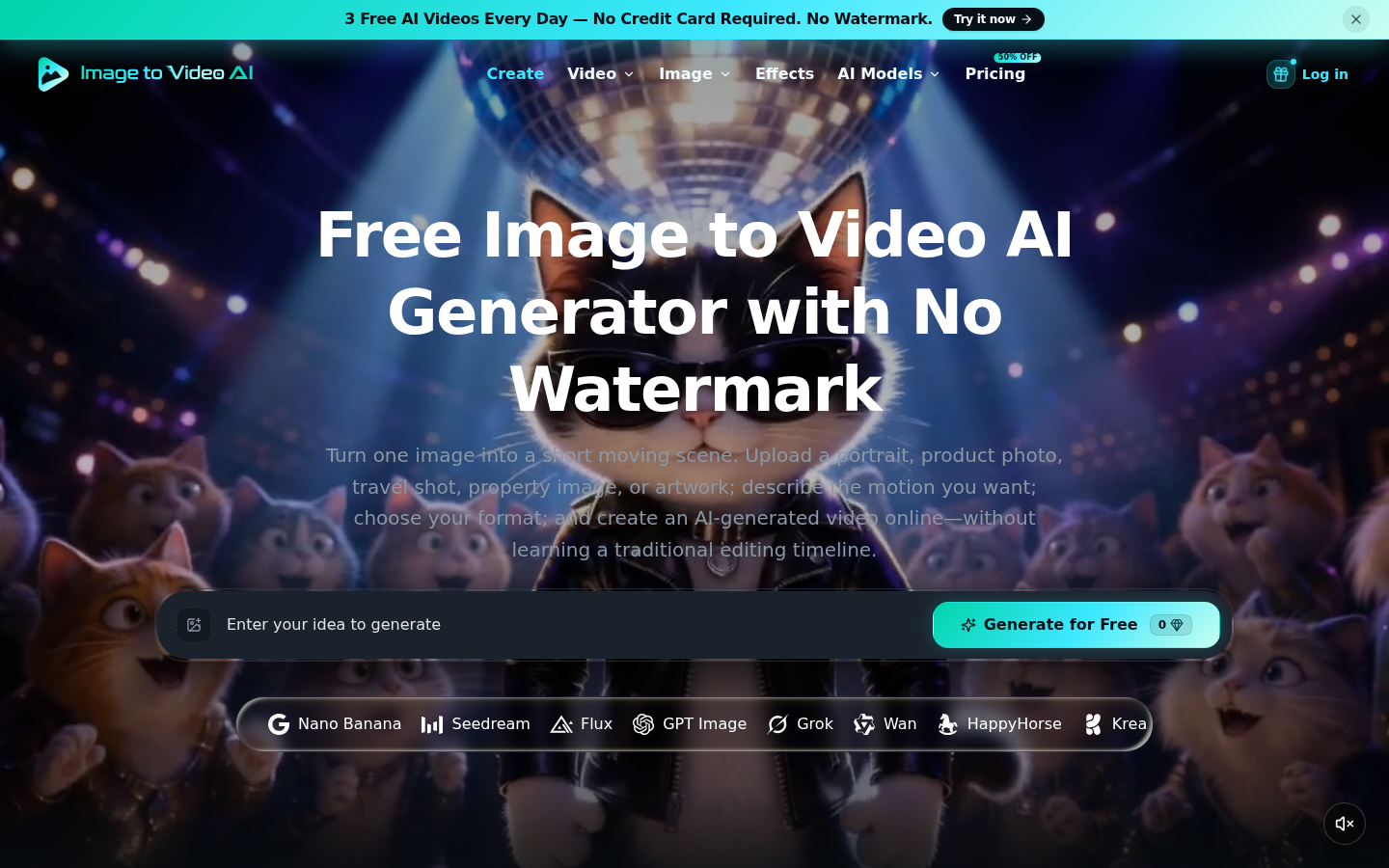 Image to Video AI product screenshot