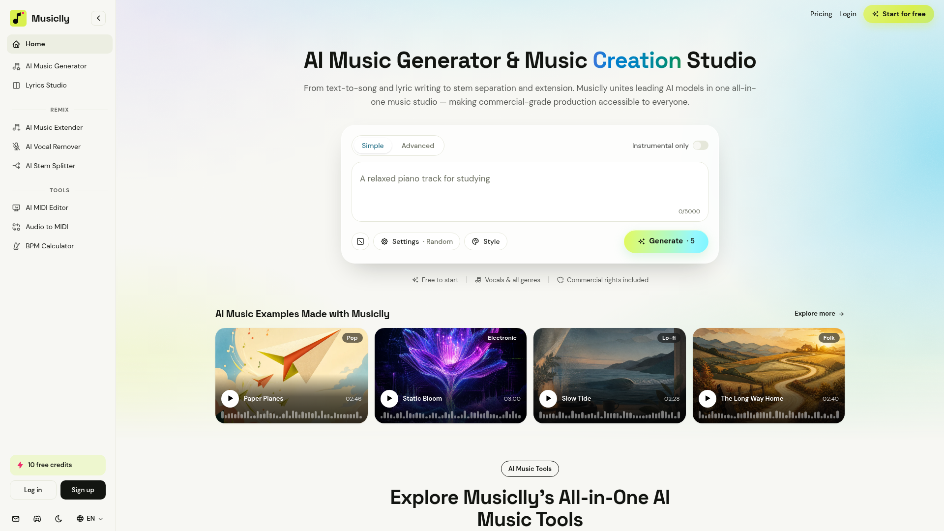 Musiclly product screenshot