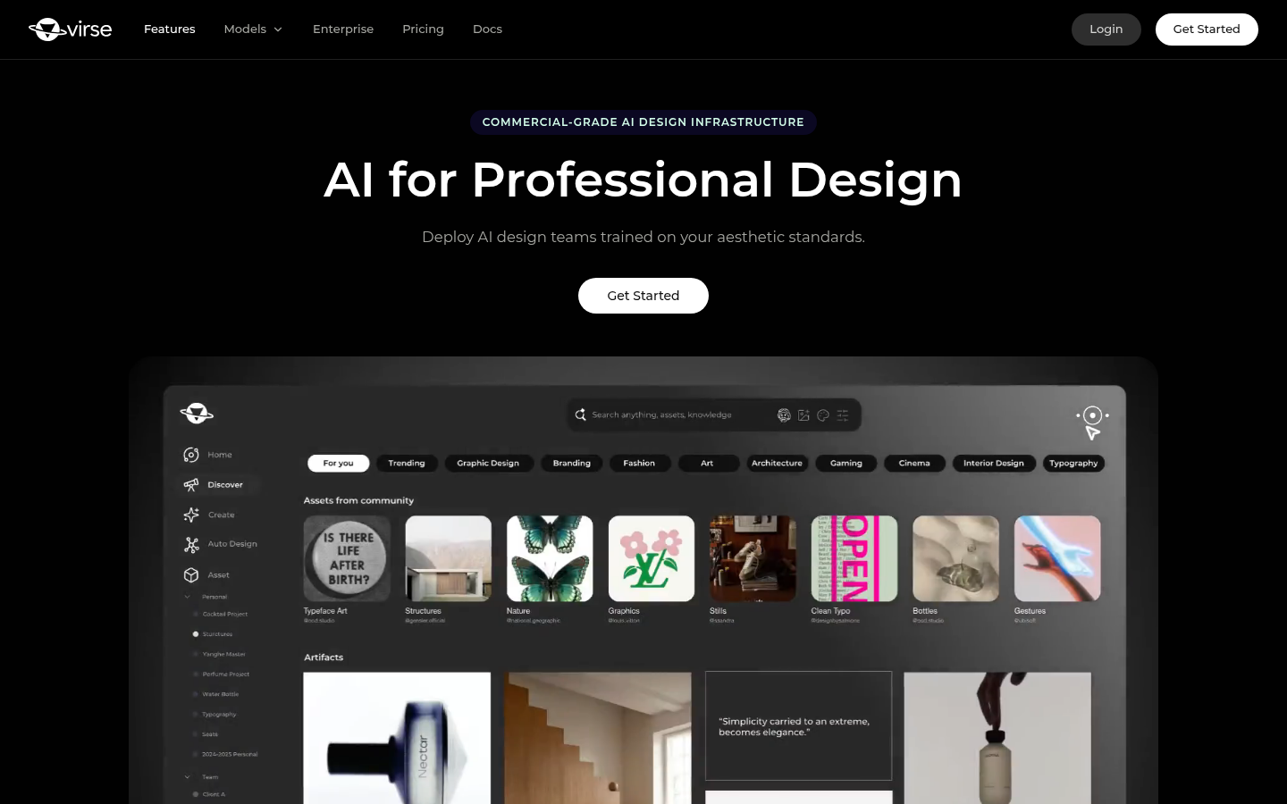 Virse product screenshot