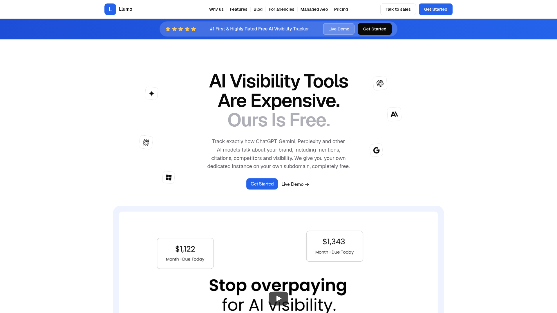 Llumo product screenshot