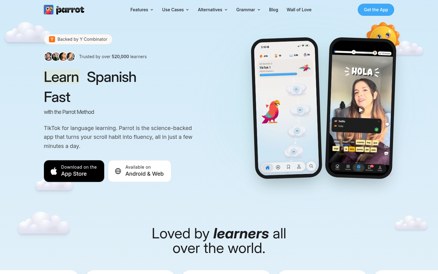 Parrot App product screenshot