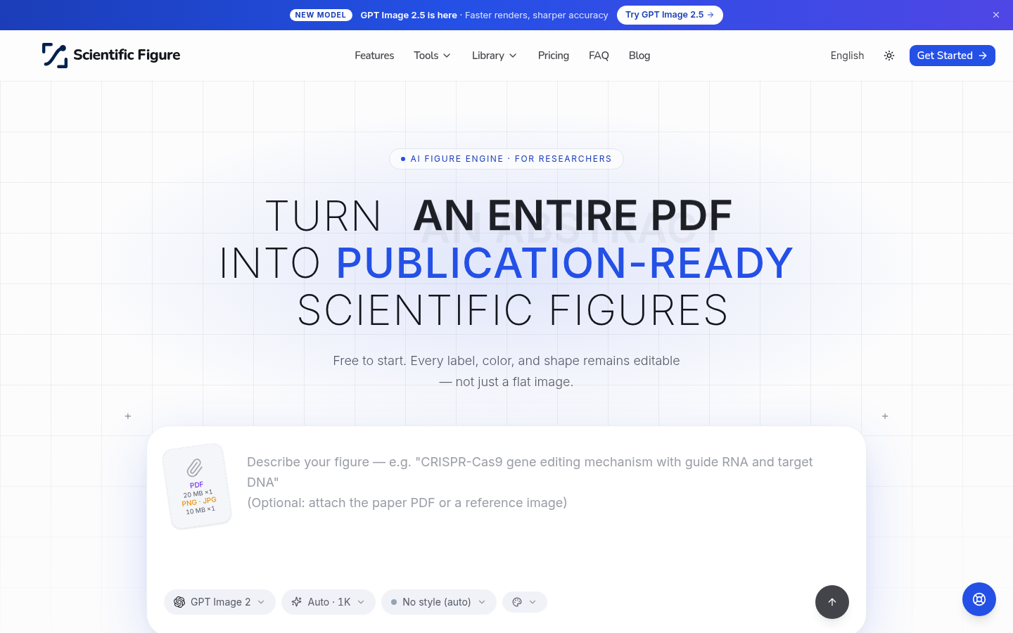 Scientific figure product screenshot