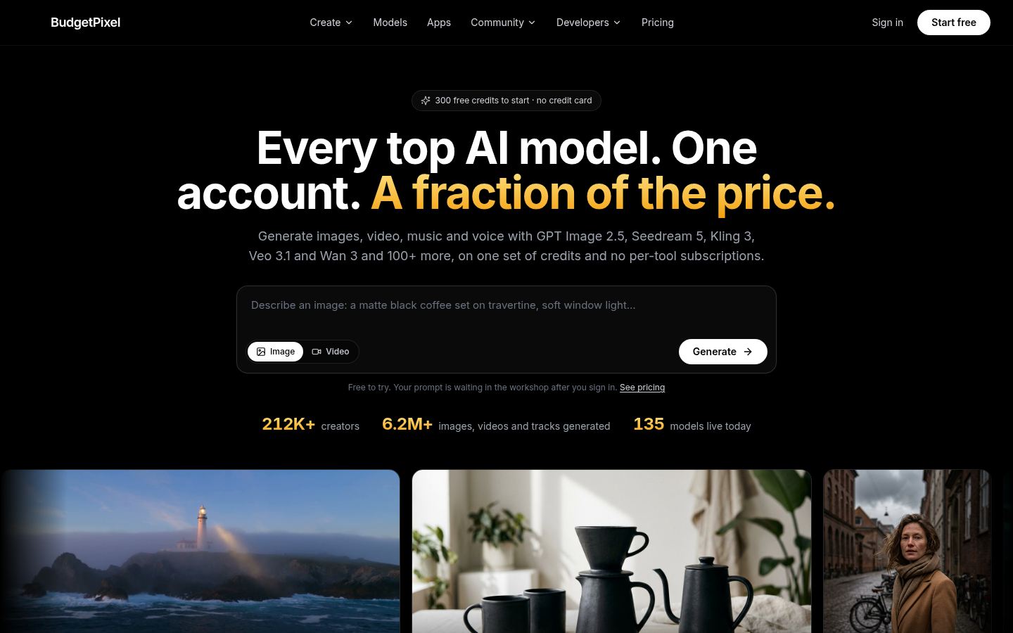 BudgetPixel product screenshot