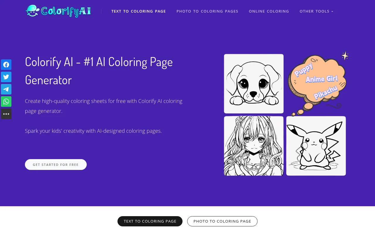 Colorify AI product screenshot